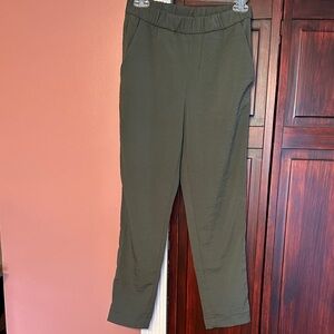 H&M Olive Green Relaxed Pants